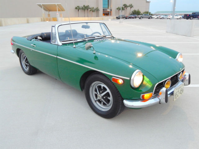 1971 Green MG MGB Convertible