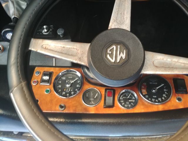 1971 Purple MG MGB Convertible