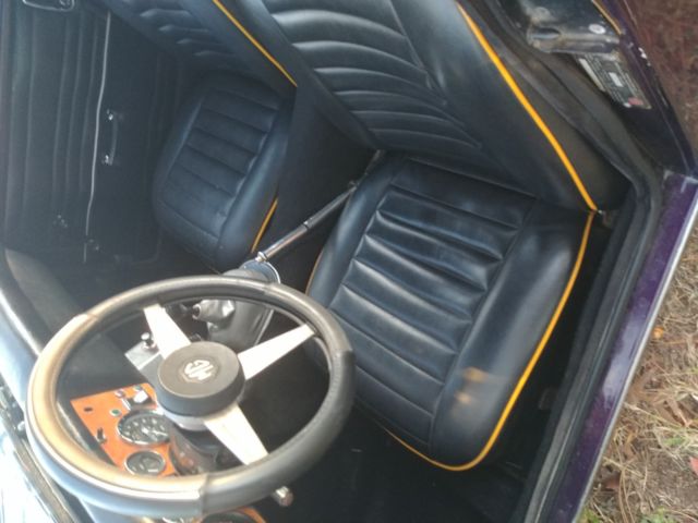 1971 Purple MG MGB Convertible