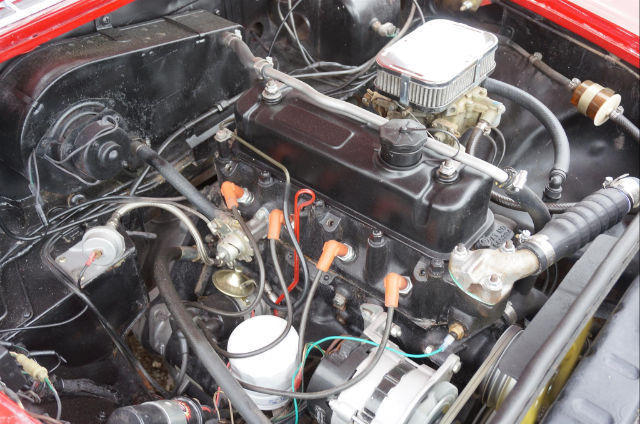 1971 Red MG MGB Convertible