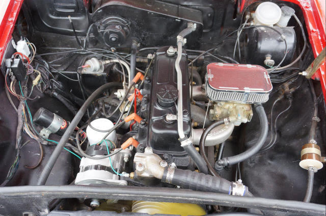 1971 Red MG MGB Convertible