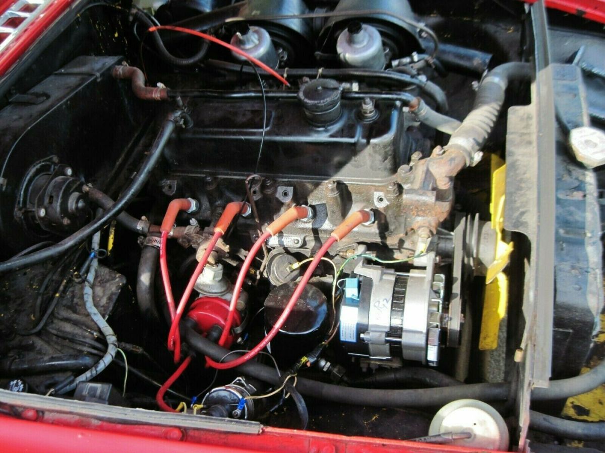 1971 Red MG MGB Convertible