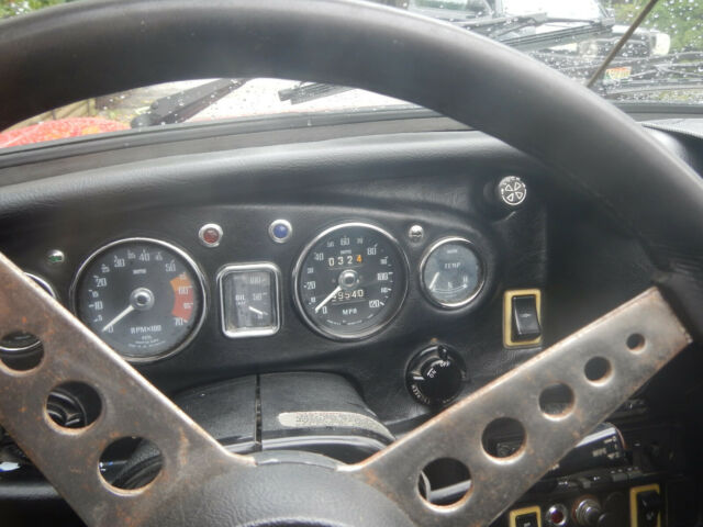 1971 red MG MGB Convertible