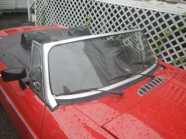1971 red MG MGB Convertible