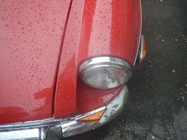 1971 red MG MGB Convertible