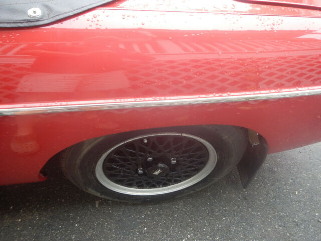 1971 red MG MGB Convertible