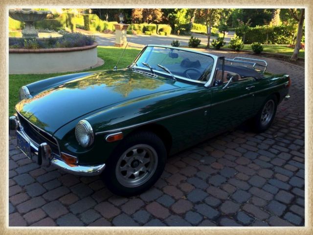 1971 Green MG MGB Convertible