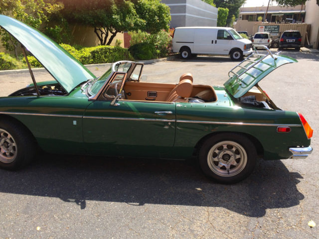 1971 Green MG MGB Convertible