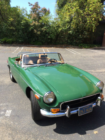 1971 Green MG MGB Convertible