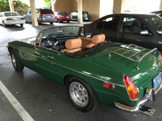 1971 Green MG MGB Convertible