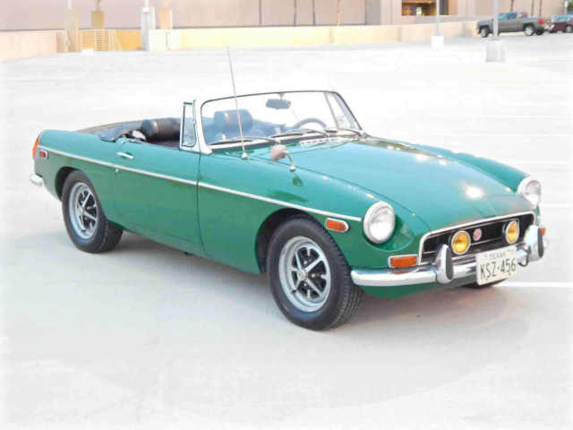 1971 Green MG MGB Convertible