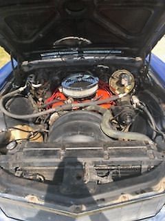 1971 Blue Chevrolet Monte Carlo