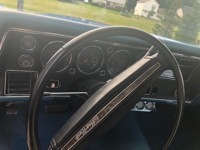 1971 Blue Chevrolet Monte Carlo