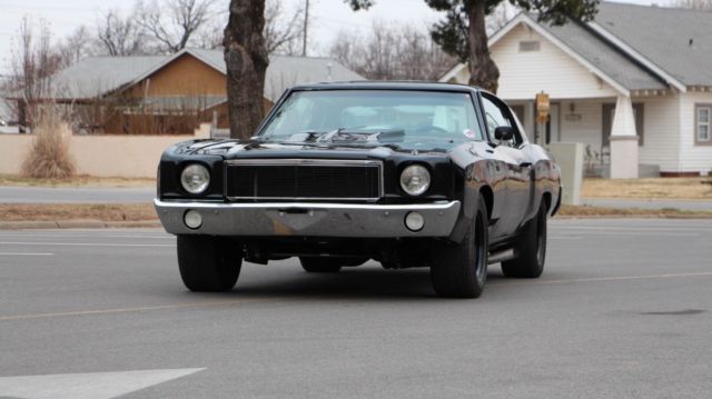1971 Black Chevrolet Monte Carlo Coupe