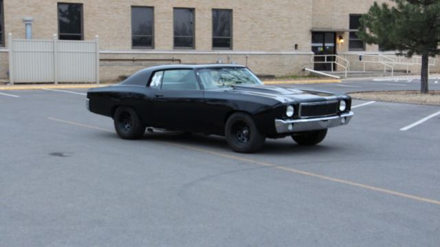 1971 Black Chevrolet Monte Carlo Coupe