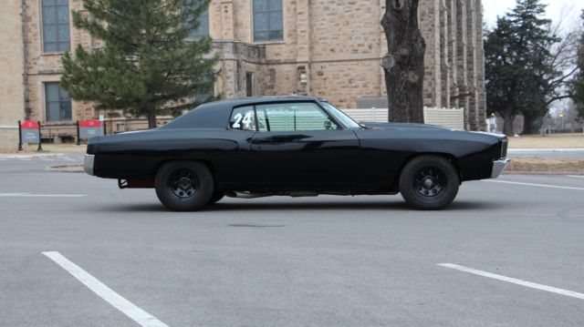 1971 Black Chevrolet Monte Carlo Coupe