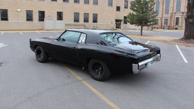 1971 Black Chevrolet Monte Carlo Coupe