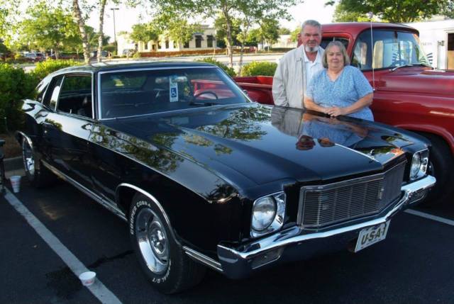 1971 Black Chevrolet Monte Carlo