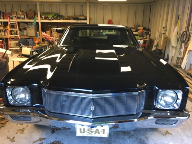 1971 Black Chevrolet Monte Carlo