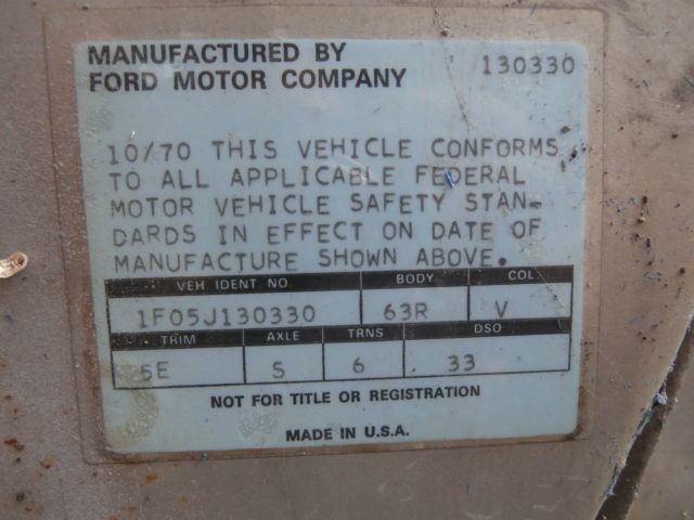 1971 Silver Ford Mustang Fastback