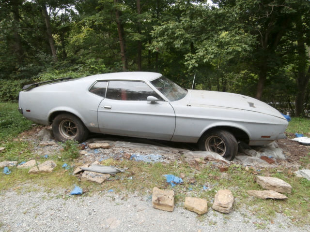 1971 Silver Ford Mustang Fastback