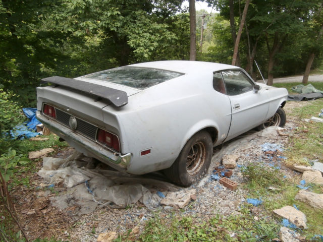 1971 Silver Ford Mustang Fastback