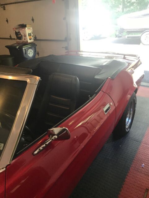 1971 Red Ford Mustang Convertible