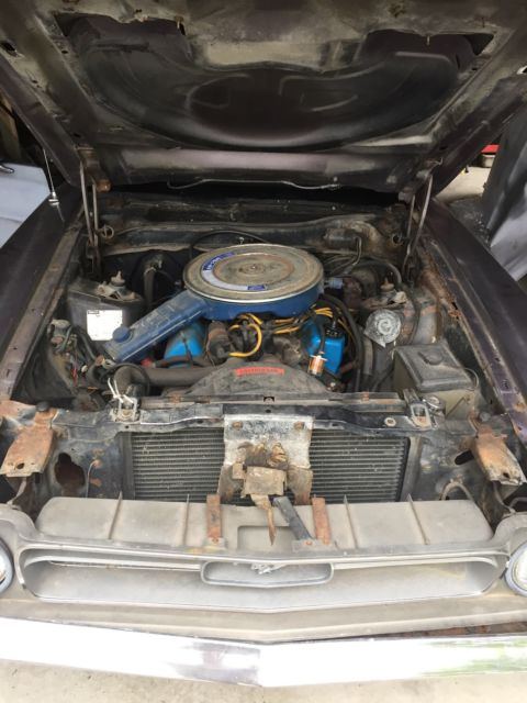 1971 Silver Ford Mustang Convertible