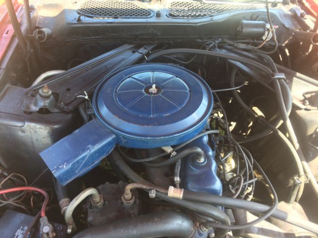 1971 Red Ford Mustang Convertible