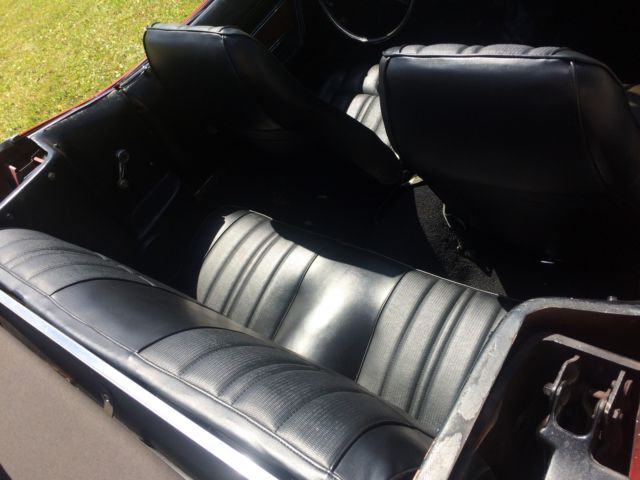 1971 Red Ford Mustang Convertible