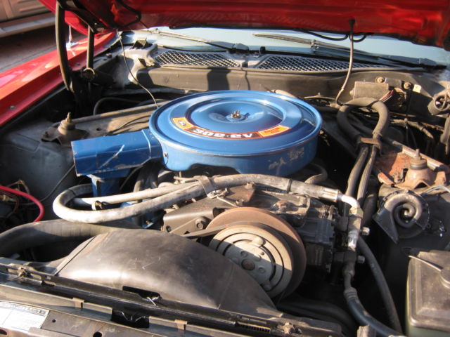 1971 Red Ford Mustang Convertible