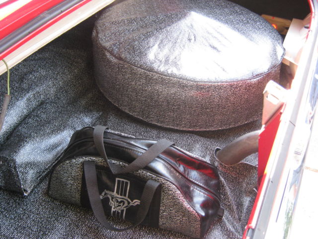 1971 Red Ford Mustang Convertible