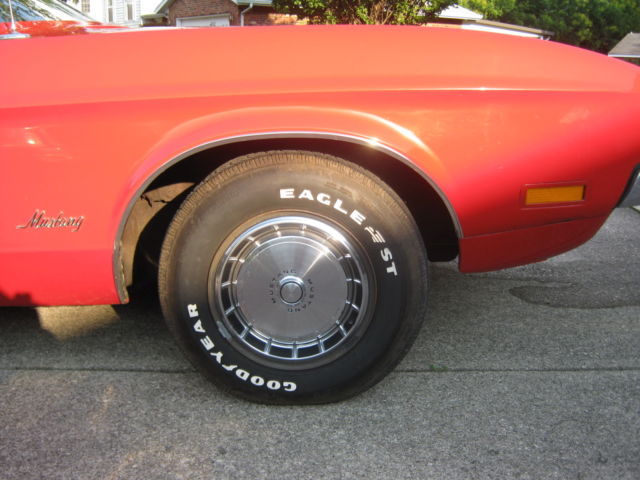 1971 Red Ford Mustang Convertible