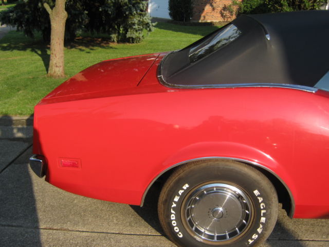 1971 Red Ford Mustang Convertible