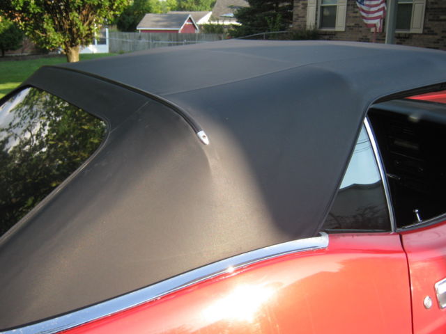 1971 Red Ford Mustang Convertible