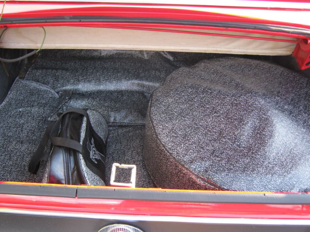 1971 Red Ford Mustang Convertible