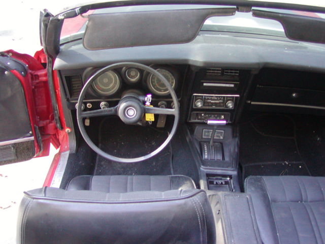 1971 Red Ford Mustang Convertible