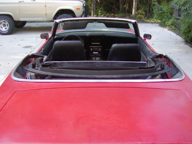 1971 Red Ford Mustang Convertible