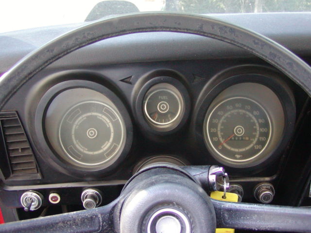 1971 Red Ford Mustang Convertible