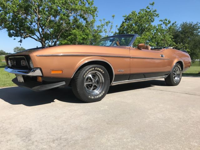1971 Copper Ford Mustang Convertible