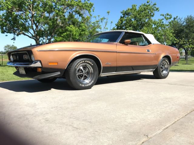 1971 Copper Ford Mustang Convertible