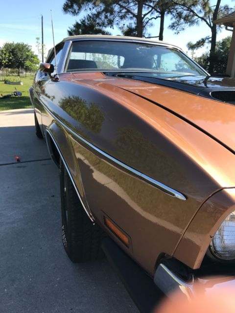 1971 Copper Ford Mustang Convertible