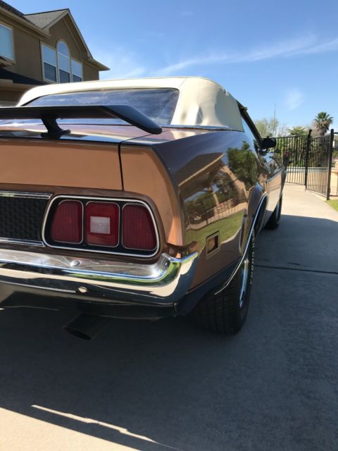 1971 Copper Ford Mustang Convertible