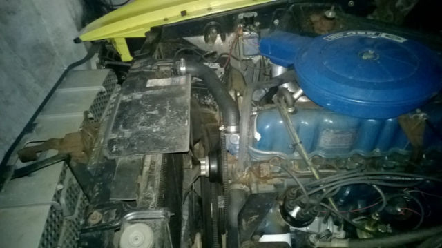 1971 Yellow Ford Mustang Convertible