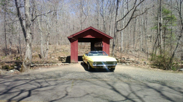 1971 Yellow Ford Mustang Convertible