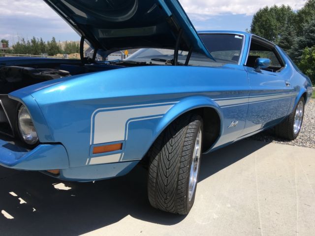 1971 Blue Ford Mustang Coupe
