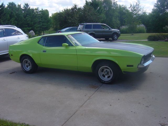 1971 Green Ford Mustang Coupe