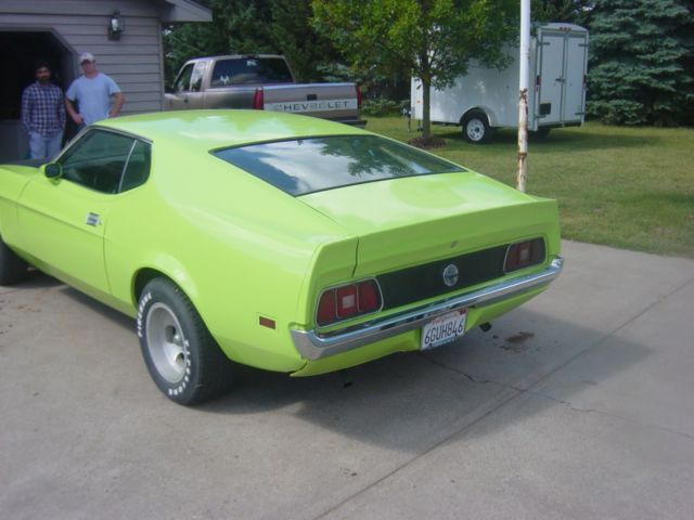 1971 Green Ford Mustang Coupe