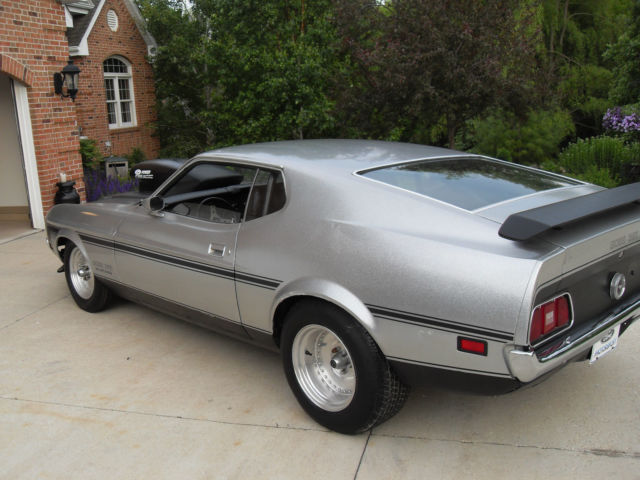 1971 silver Ford Mustang Fastback