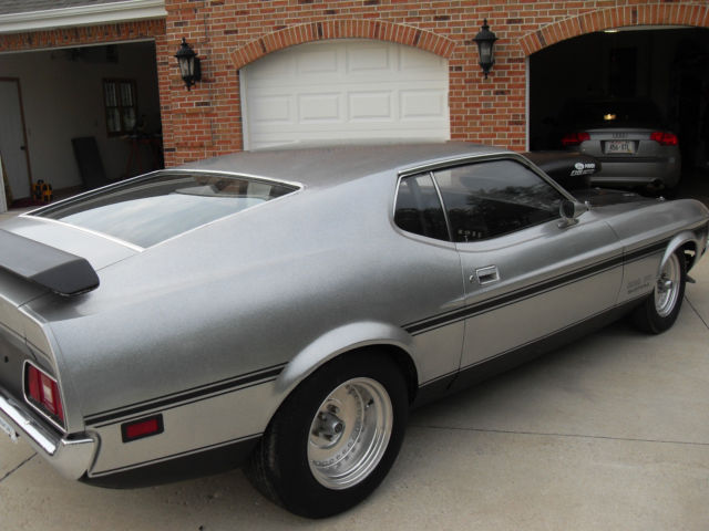1971 silver Ford Mustang Fastback